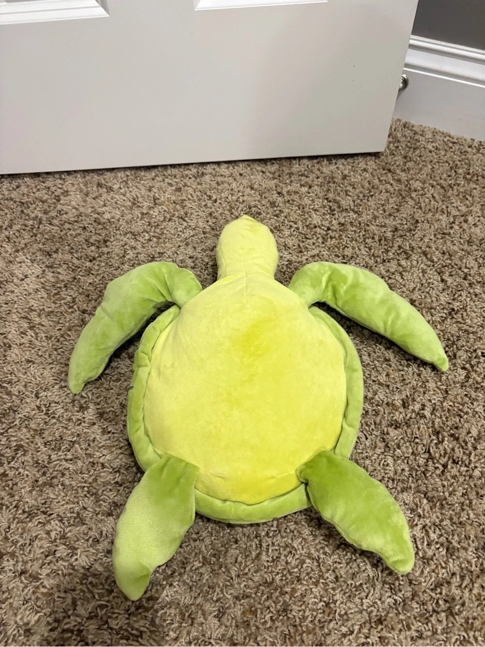 Green Plush Sea Turtle Small Pet Toy